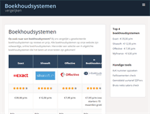 Tablet Screenshot of boekhoudsystemen.com